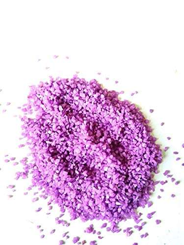 Ohhsome 1Kg Violet/Purple Sand Aquarium Bottom Substrate Fish Tank Decorate Supplies [1Kg] 1
