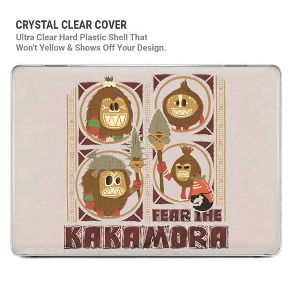 Skinit Laptop Case Plus Skin Compatible with MacBook Air 13in (2020) - Officially Licensed Disney Princess Moana Fear The Kakamora Design 3