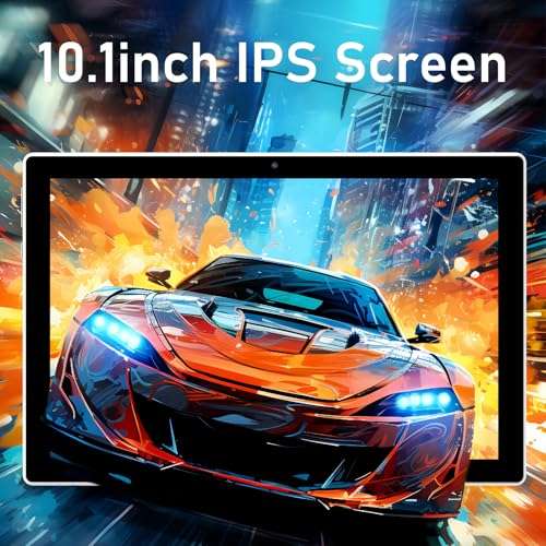 ZZB 10 Inch Tablet Android 14 Tablets, DDR4 8GB RAM 64GB ROM Support 1024GB Expand, 6000mah Battery Tableta, 2MP+8MP Camera WiFi-6 Bluetooth 5.0 10.1'' IPS HD Touch Screen 10 in Tabletas. 3
