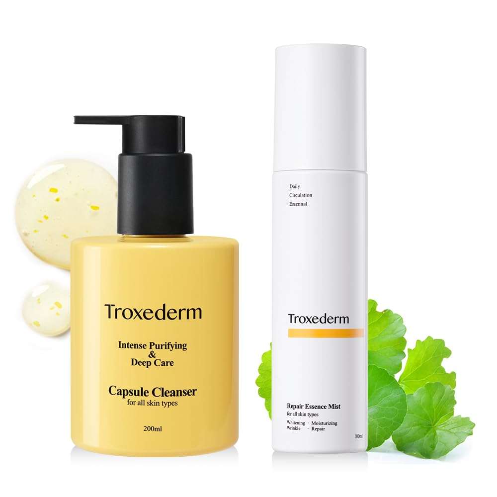 TROXEDERM Collagen Face Wash + Face Toner Serum Mist Face spray 1