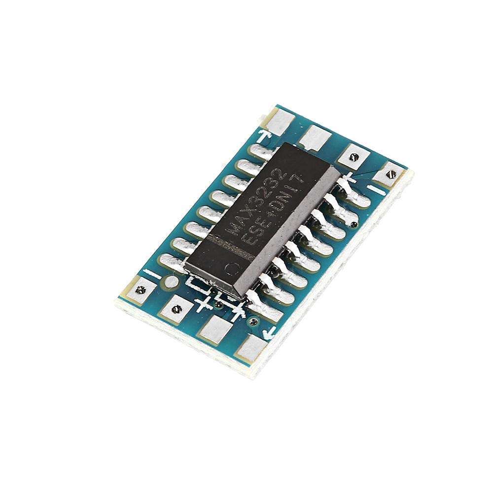 VBNCUUIOPO 20pcs Mini RS232 to TTL Module Converter Board Adapter MAX3232 120kbps 3-5V Serial Port Wood Shaving Tools 6