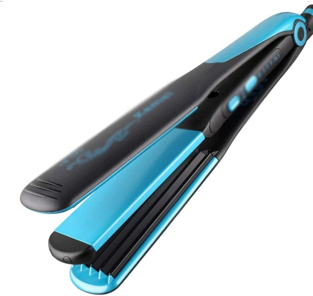 NANZU Tourmaline Ceramic Ionic Flat Iron Hair Straightener Straight roll Dual-use Curling Iron Dual Voltage 5