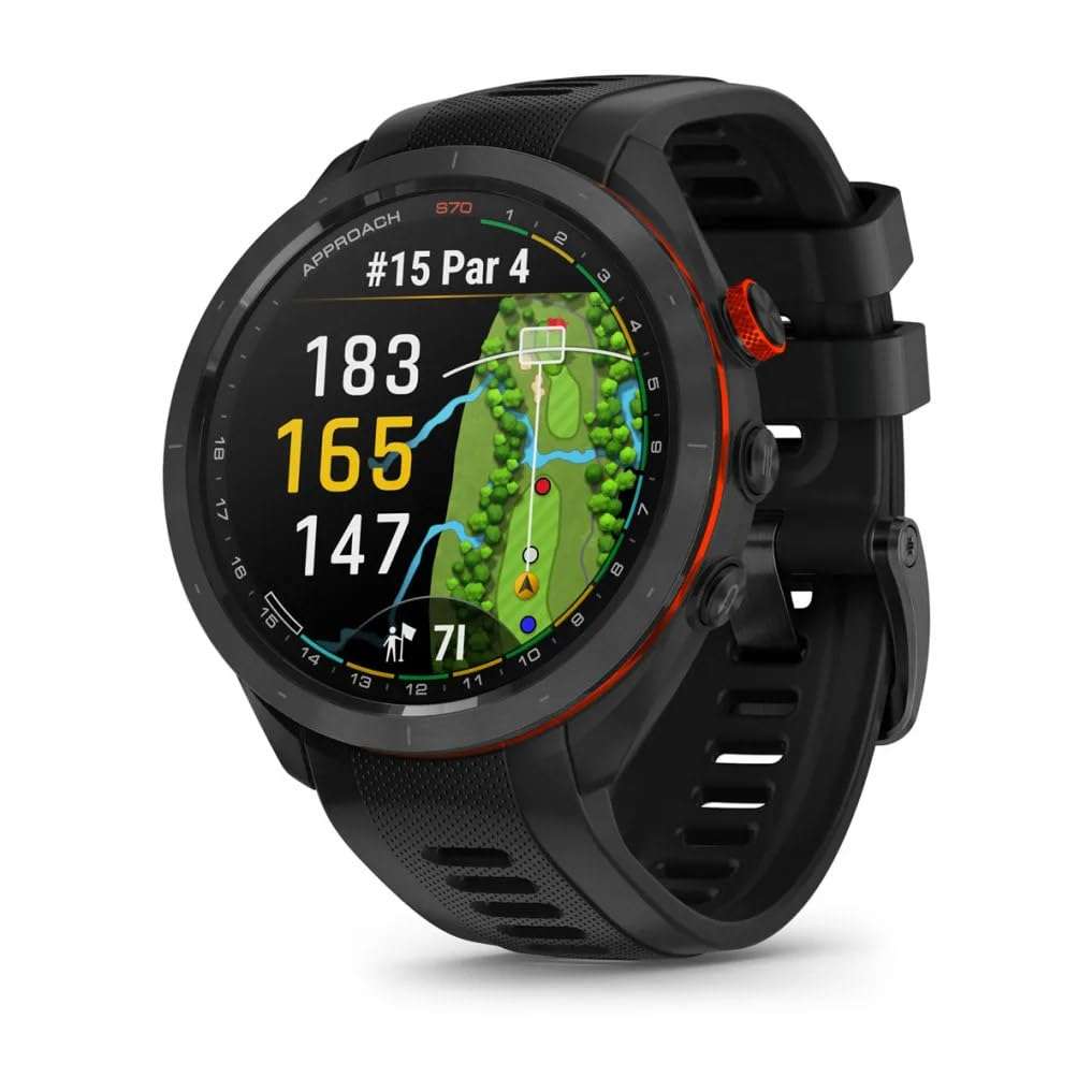 Garmin Approach S70 47MM Golf GPS Smartwatch for Men, Lightweight Touchscreen AMOLED Display and 42000 Preloaded Courses 3