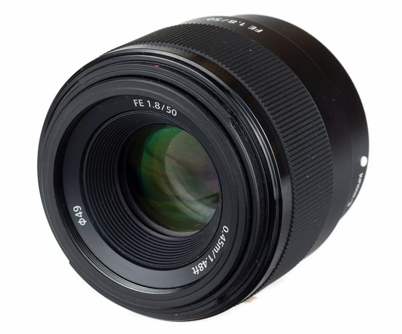 E Mount FE 50mm F1.8 Full-Frame Lens (SEL50F18F) | Standard Prime | for Soft Bokeh for Sony Alpha Mirrorless Camera