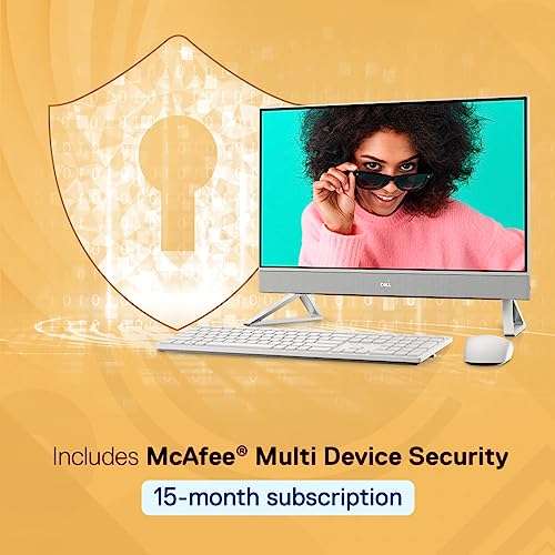 Dell 13th Gen All-in-One PC Inspiron 5420, Intel Core i5-1335U Processor/ 16GB/ 512GB/ MX550 (2GB GDDR6)/ 23.8" FHD AG/ProWireless Keyboard + Mouse/ 3 Years Onsite Hardware Service/White/ 5.56kg 6