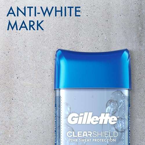 Gillette Antiperspirant Deodorant for Men, Cool Wave Scent, Clear Gel, 3.8 Oz (Pack of 3) 4