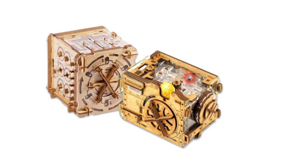 iDventure A-Maze-ing Safe and Cambridge Labyrinth - Marble Run Money Puzzle Box - Escape Room Game