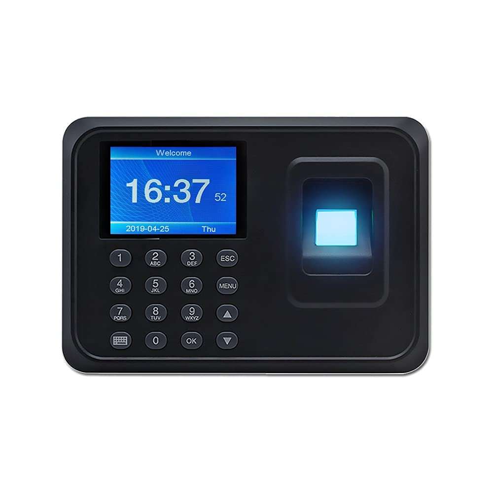 RAMEX Standard Time Attendance Machine Biometric Fingerprint Password Attendance Machine, 2.8" TFT Fingerprint Recorder Attendance Clock for Office, Factory, Hotel 5