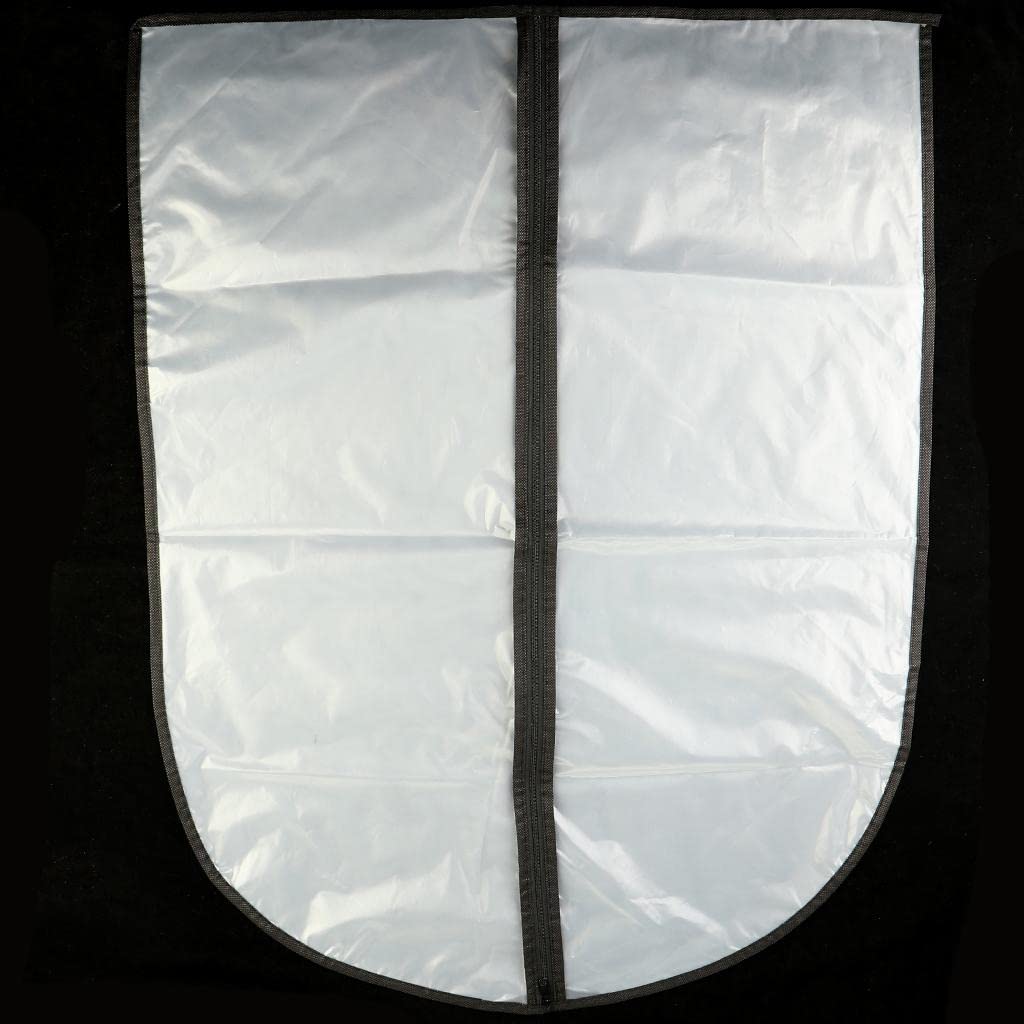 arythe Clothing Dust Cover Transparent Waterproof Coat StorARYe Zipper Bary 60x100cm 3