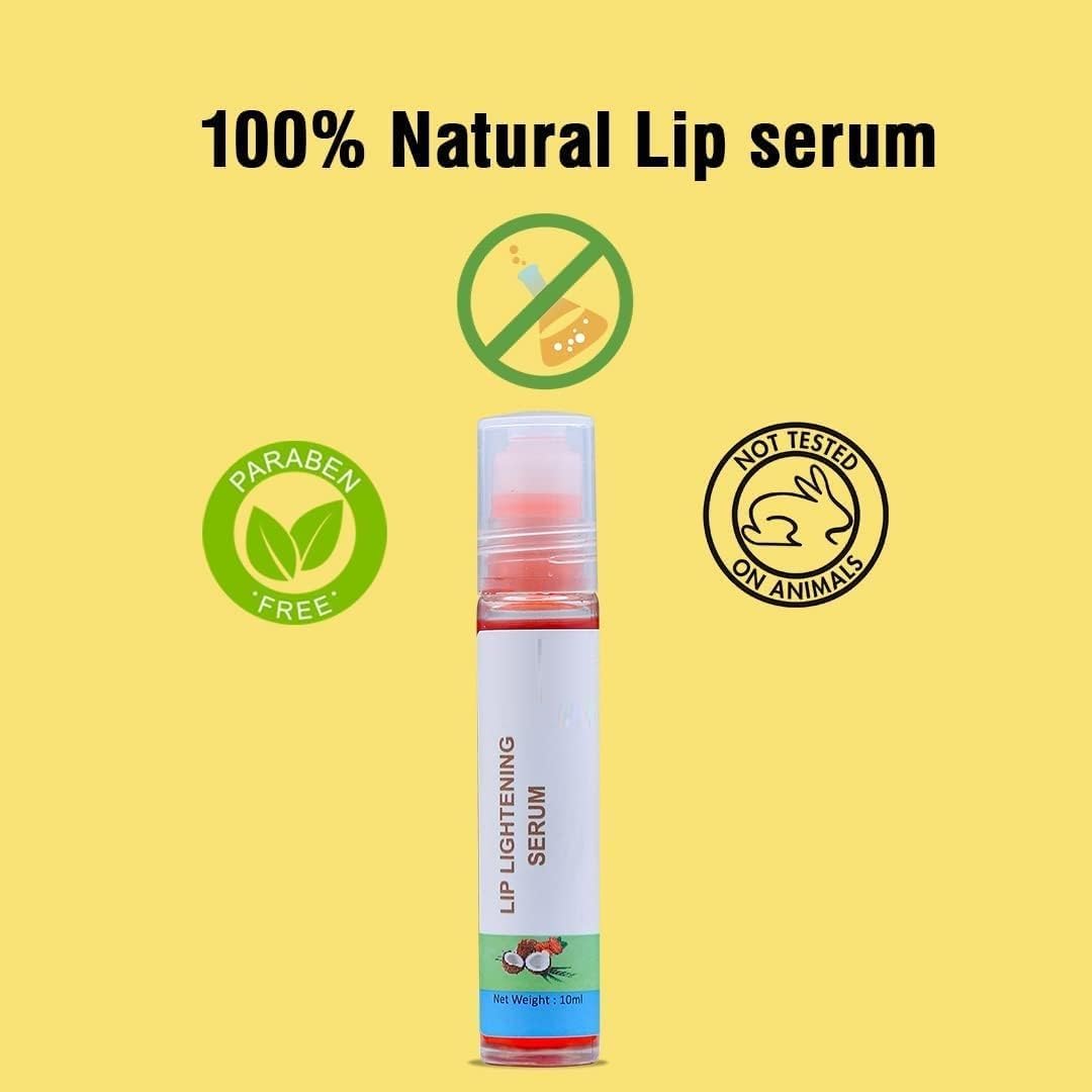 Tubees Lip Lightening Lip Serum Roll On For Visibly Plumps The Dry and Dark LipsTo,PinkGlossy and Shiny, Enriched With Vitamin E, Orange Oil and Fragrance 10ml 6