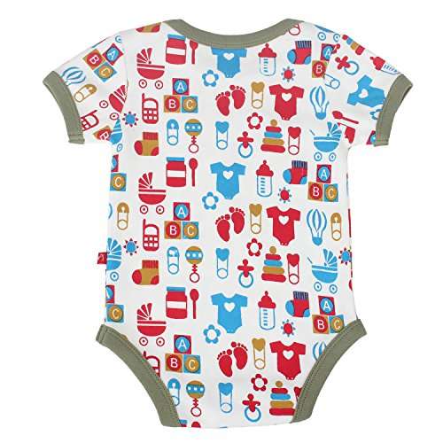 Nino Bambino Baby Boy's Cotton Clothing Set (NBBBSS18422-6-12M_Cream_6-12 Months) 2