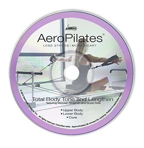 Stamina AeroPilates Total Body Tone and Lengthen Workout DVD – Exercise and Fitness DVD for Women, 90 Mins. 3-Piece DVD Set 2
