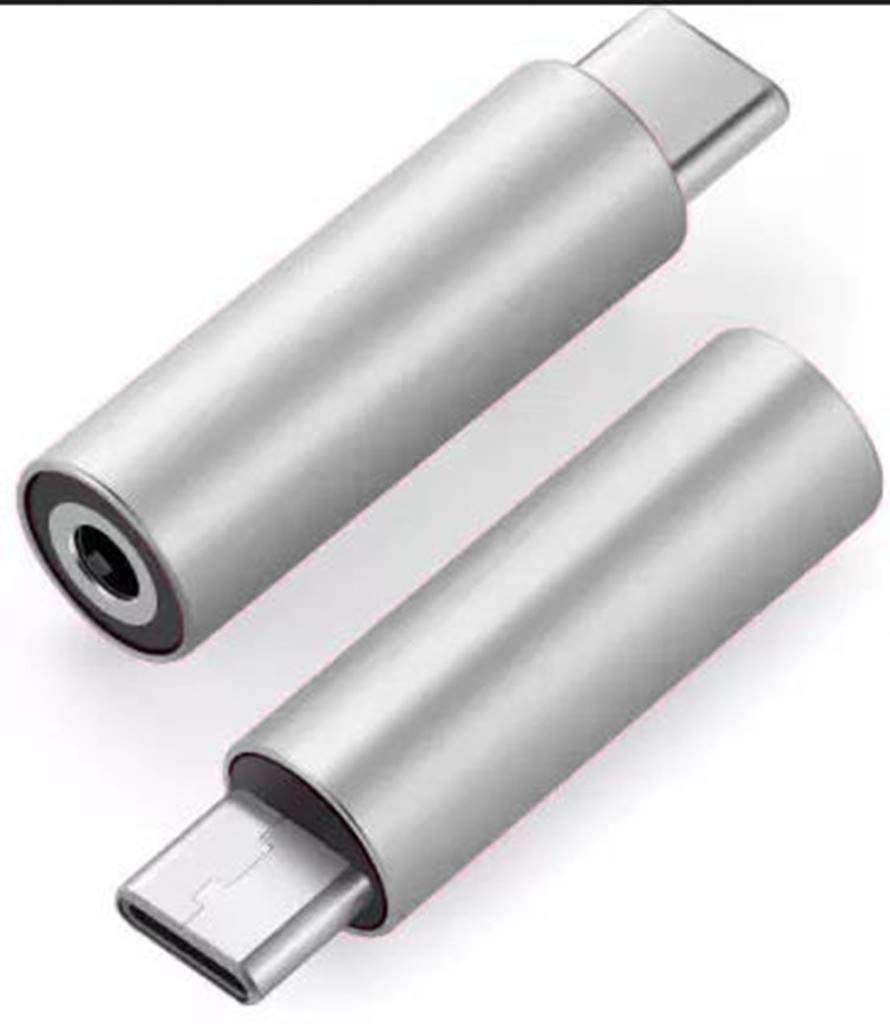 Multicolor USB Type C to 3.5mm Jack Converter Audio Adapter, Type-C - Set of 1 4