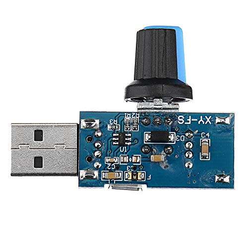 Electronic Components 5Pcs USB Fan Speed Controller Module Reducing Noise Multi-stall Adjustment Gover 2