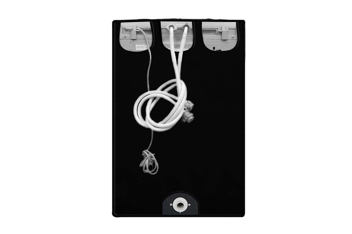 Star Weaves Top Load Washing Machine Cover for Godrej 6.5 Kg Fully-Automatic Top Loading WTEON ADR 65 5.0 PFDTG AURD, Waterproof & Dustproof Cover Black 5