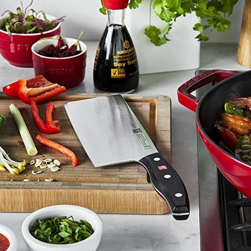 ZWILLING TWIN Signature Chinese Chef Knife, Chinese Cleaver Knife, 7-Inch, Stainless Steel, Black 2