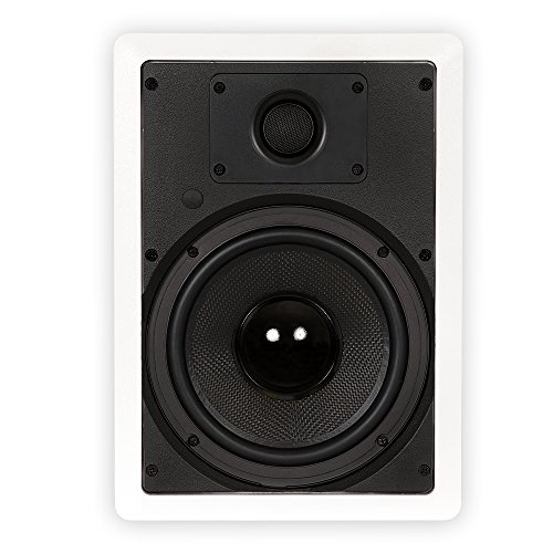 Theater Solutions TS80W in Wall 8" Speakers Surround Sound Home Theater 2 Pair Pack 3