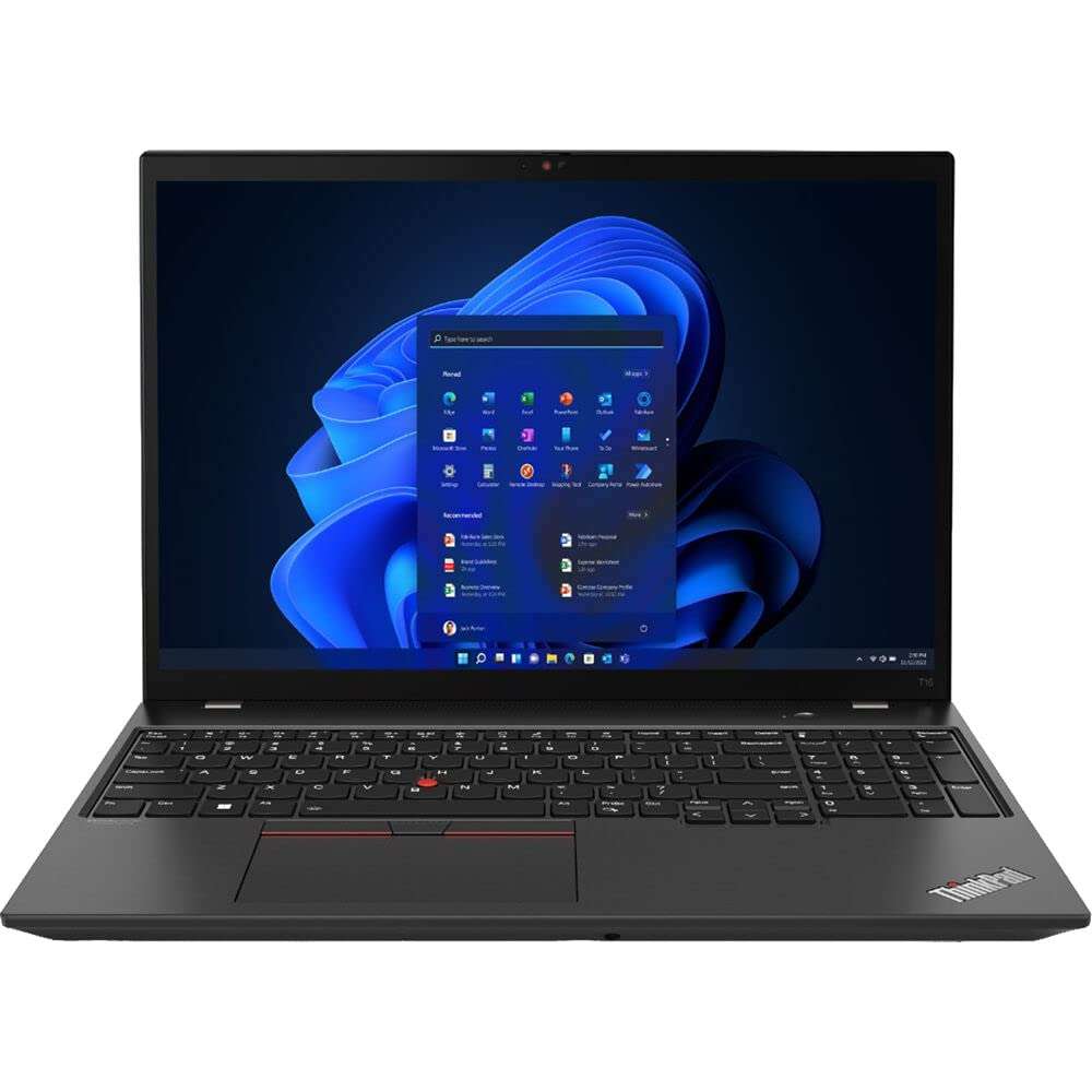 Lenovo Thinkpad T16 Gen 1 16.0" WUXGA IPS Laptop (Intel i5-1235U 10-Core, 16GB RAM, 512GB PCIe SSD, Intel UHD, Backlit KYB, FP, 2 Thunderbolt 4, Killer WiFi6E, BT 5.3, Win 11 Pro) w/Dockztorm Hub 5