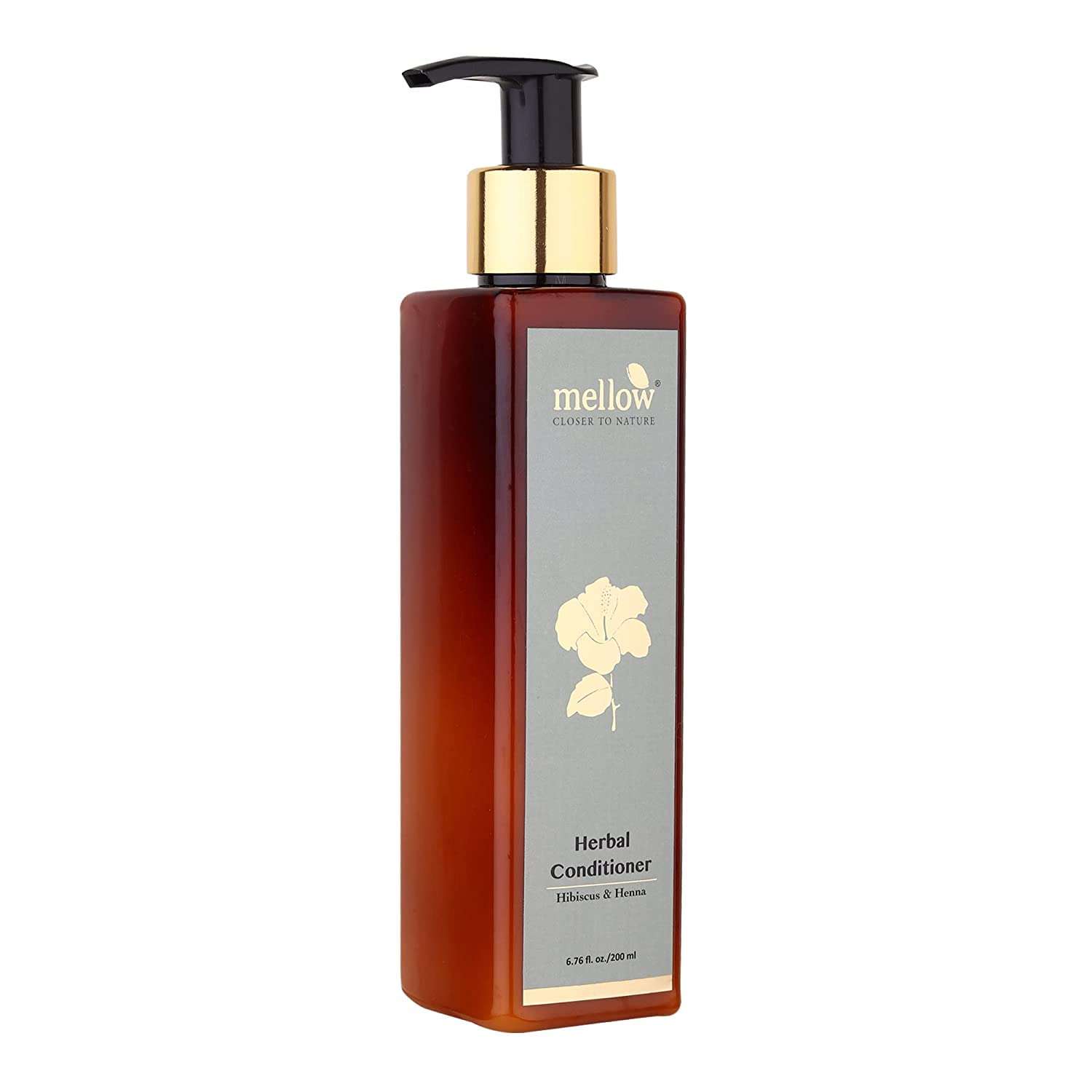 Mellow Bhringraj Shampoo and Hibiscus Conditioner (200ml each) for strong, smooth & shiny hair | helps in reducing hair fall | For all hair types | No Toxic Chemicals 4