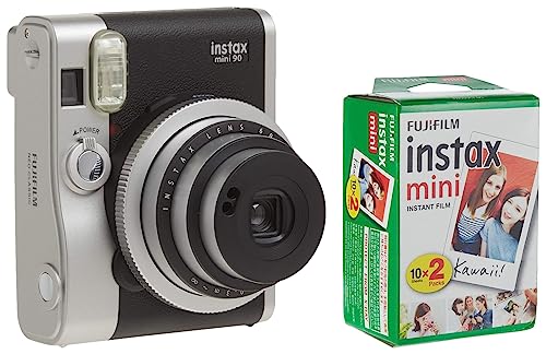Fujifilm Instax Mini 90 Neo Classic Instant Film Camera & Instax Mini Picture Format Film (20 Shots) 1