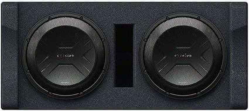 Kenwood Excelon P-XW1221D Ported 2-ohm Dual Loaded Enclosure with Two 12" Subwoofers 4