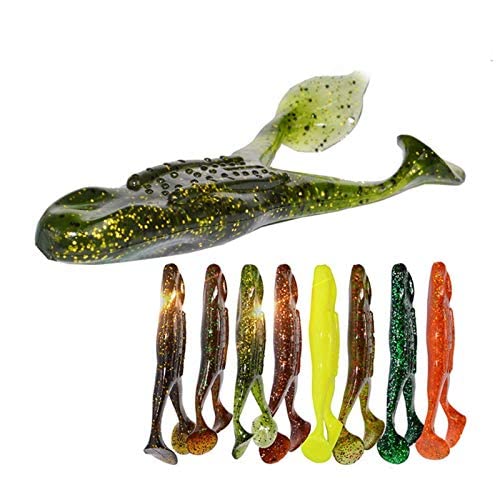 Boundless® 2pcs/lot Frog Soft Fishing Lures Soft Frog Fishing Lures 13.5g Lifelike Artificial Fishing Fish : 3 3