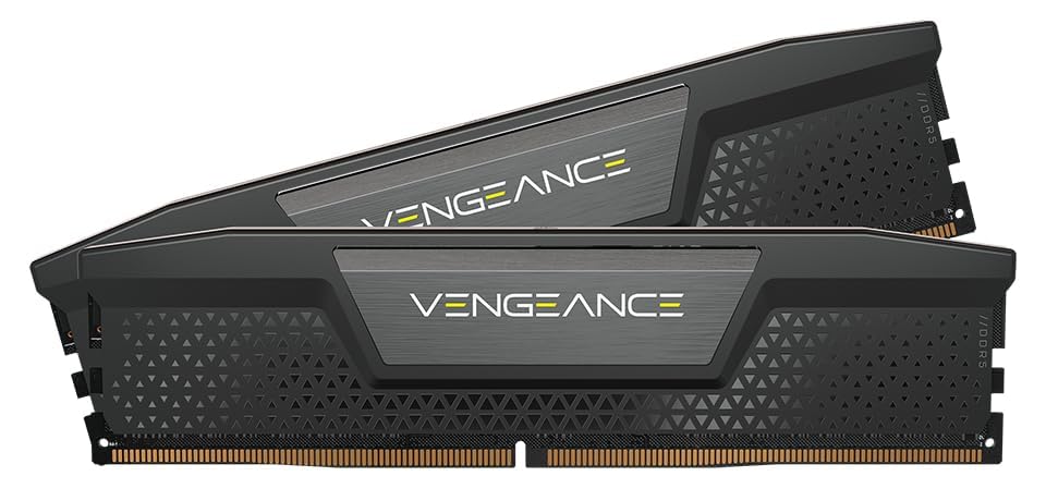 CORSAIR Vengeance DDR5 RAM 16GB (2x8GB) 5200MHz CL40-40-40-77 1.25V Intel XMP Desktop Computer Memory - Black (CMK16GX5M2B5200C40) 3