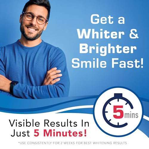 Plus White Premier Whitening System - 5 Minute Speed Whitening Gel, Comfort Fit Mouth Tray & StainGuard Post - Dentist Approved & Professional Grade (2 oz Tube, Mouth Tray and 4 oz Post Rinse) 2