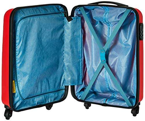 Aristocrat Sera Polypropylene 55 cms Red Hardsided Cabin Luggage (SERA55TFIR) 5