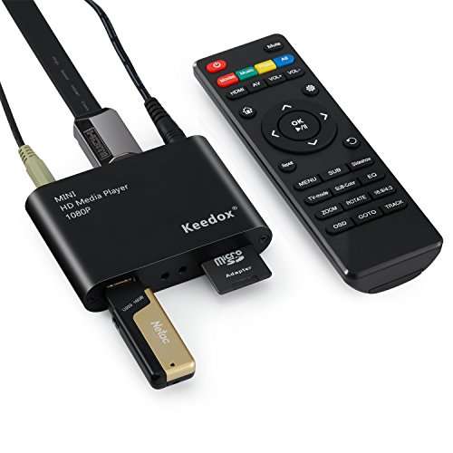 Keedox® Mini Multi Media Player Upscaling Full HD 1080P HDMI/AV Out SDHC MKV AVI RMVB RM for HDTV with Remote Control 2