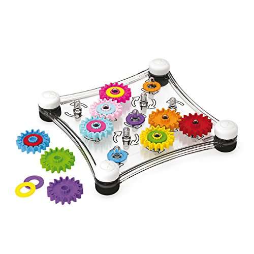 Quercetti Georello Junior - Double Sided Spinning Gear Play Set 4