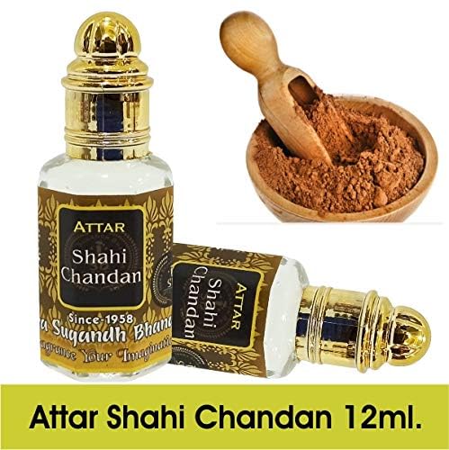 Generic VEDA Attar For Men Real Mysore Sandalwood Long-Lasting Chandan Ittar for Men Itra Itar Roll On Pack(12 ml) 3