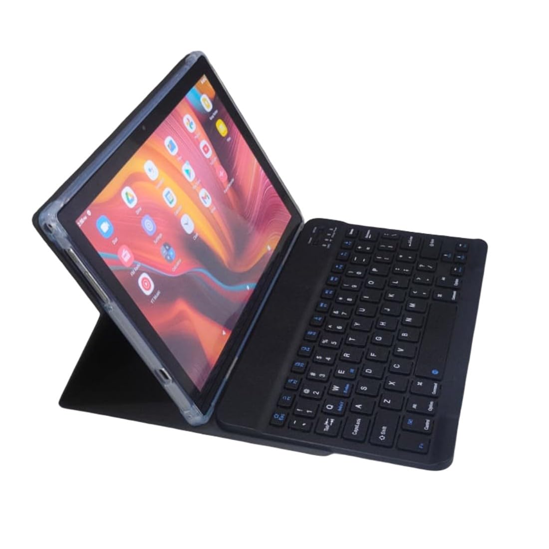 IKALL N20 Plus 4G Tablet (10-Inch HD Display, 4GB RAM, 64GB Storage, 6000mAh Battery, Wi-Fi + Voice Calling, Android, Blue) with Wireless Bluetooth Rechargeable Keyboard & Foldable Back Cover 5