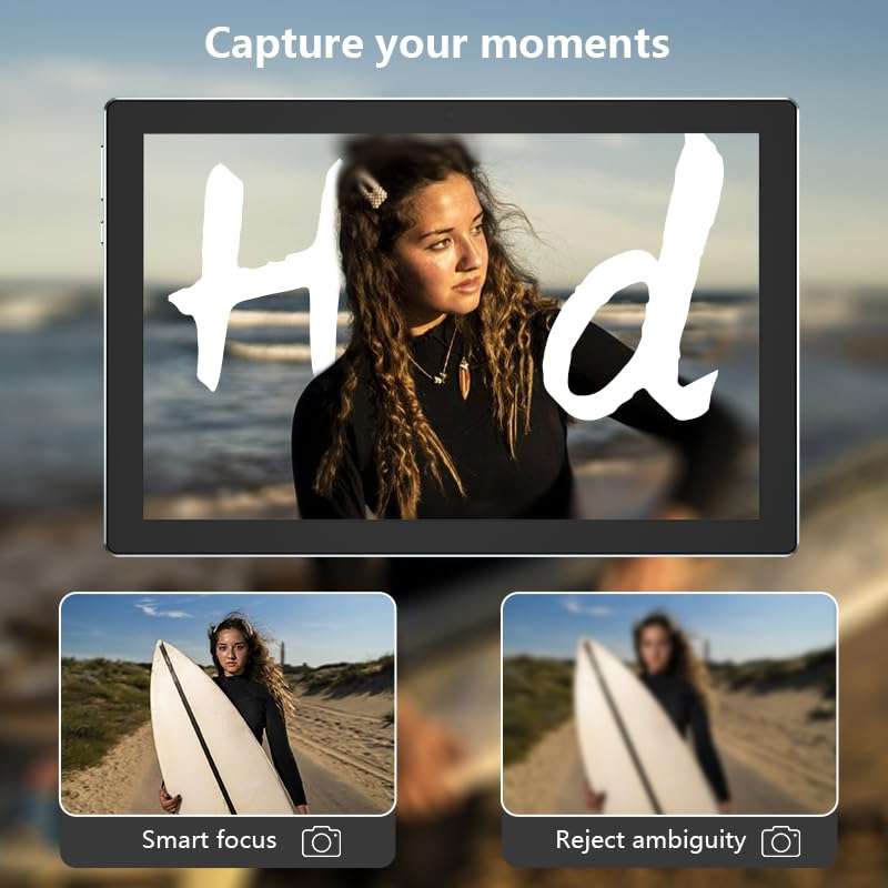 ZZB 10 Inch Tablet Android 14 Tablets, DDR4 8GB RAM 64GB ROM Support 1024GB Expand, 6000mah Battery Tableta, 2MP+8MP Camera WiFi-6 Bluetooth 5.0 10.1'' IPS HD Touch Screen 10 in Tabletas. 5