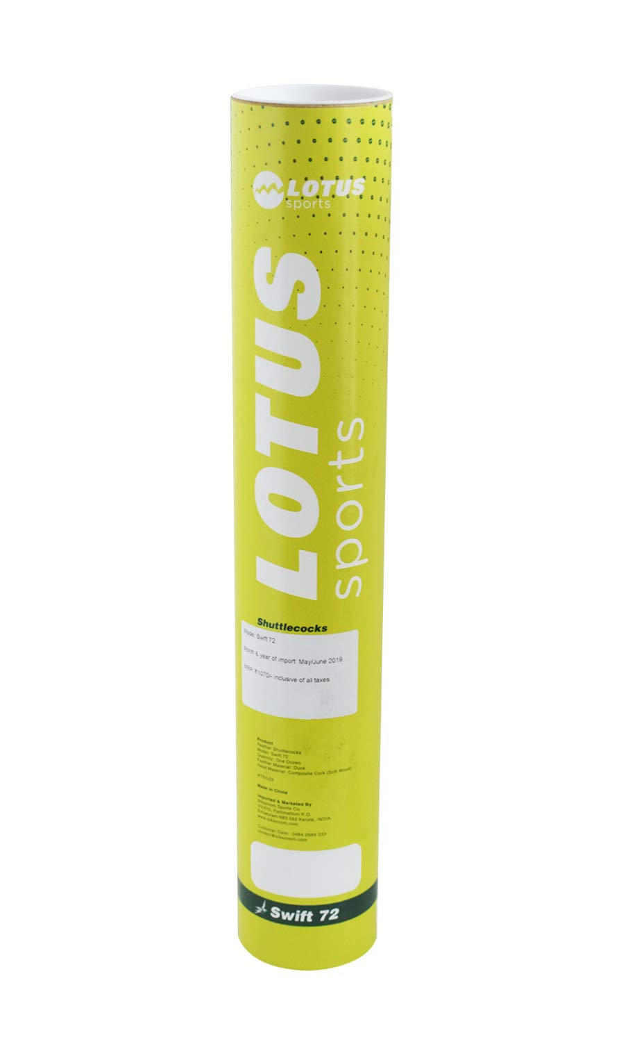 Lotus Badminton Feather Shuttlecock Swift 72 4