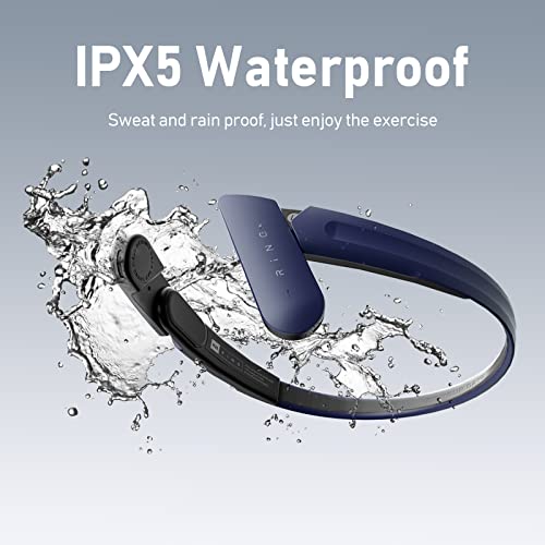 Mu6 Open-Ear Headphones Air Conduction Wireless Bluetooth Earphones for Cycling Workouts Running - 120° Adjustable Lightweight Painless Wearing -Bone Conduction Headphones Alternatives 5