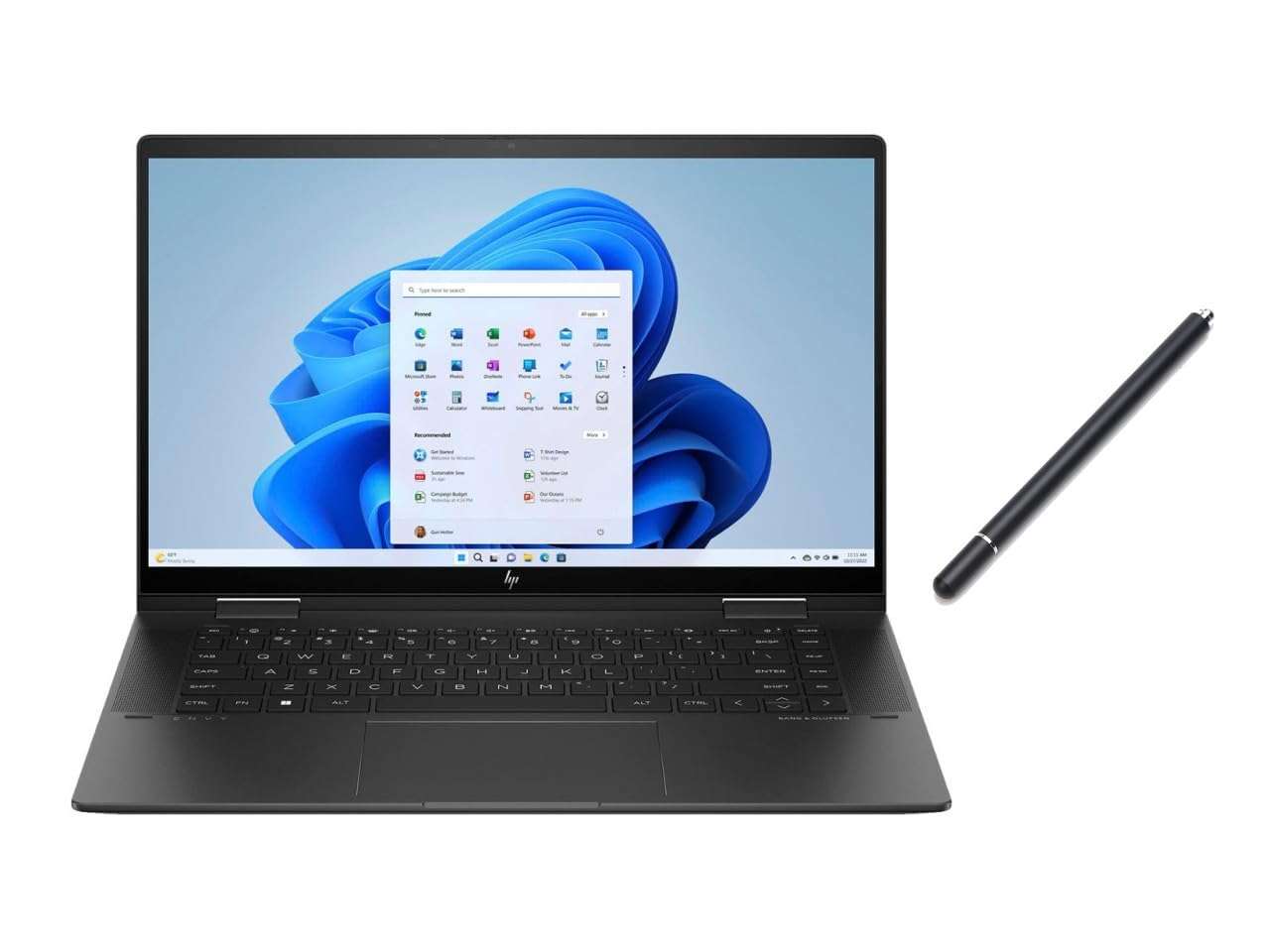 Hp Envy 2-in-1 Convertible 15.6" Touch Screen Laptop | AMD Ryzen 7 7730U (Beat i7-1255U) | AMD Radeon Graphics | Backlit | 16GB RAM | 1024GB SSD | Windows 11 Home | Bundle with Stylus Pen 1