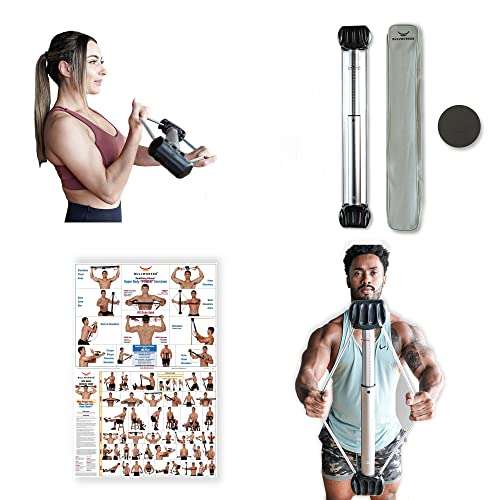 Bullworker Bow Basic 28" | Isometric Strength Training Equipment for Total Body Fitness, Portable Home Gym with Variable Resistance 1