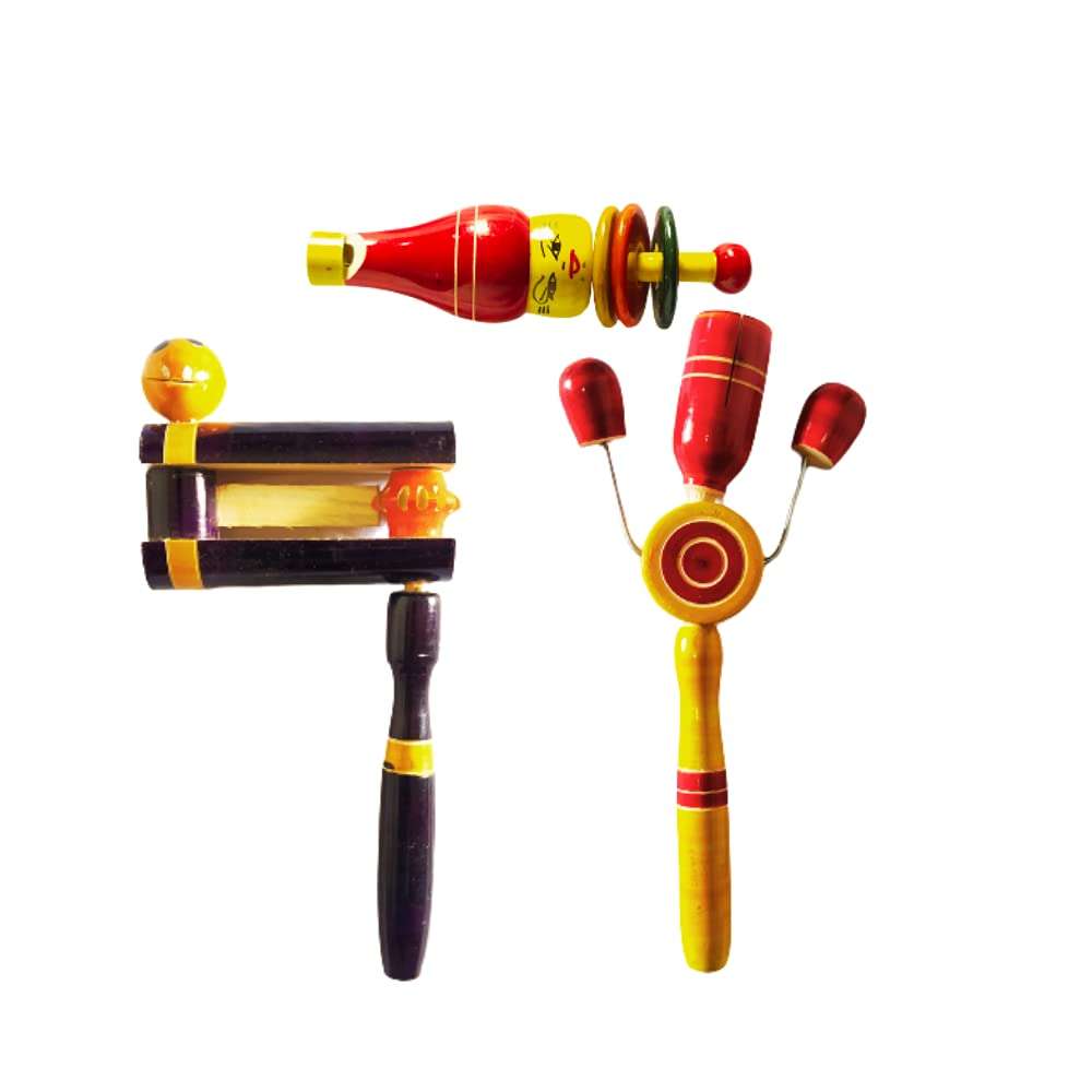 Wooden Toys | Set of 5 Toys | Style06 | Pack of (2) 1