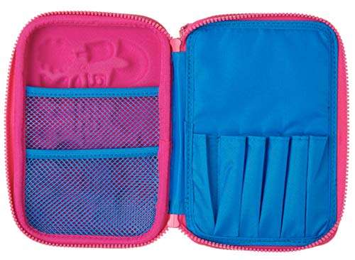 Smiggle Flow Hardtop Multipurpose Pencil Case Pen Pencil Box Pouch Organiser for Kids Above 3 Years of Age - Rainbow Print 2