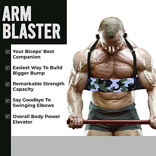 DEFY Bicep Arm Blaster- Arm Blaster for Biceps & Triceps, Workout Bicep Curl Blaster, DEFY Bicep Isolator Arm Blaster- Arm Blaster for Biceps & Triceps Men and Women, Bicep Curl Blaster, (Green Camo) 5