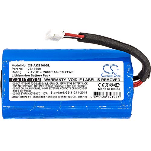 BORNMIO Replacement Battery for Anker SoundCore Boost 2S18650 (2600mAh) 3