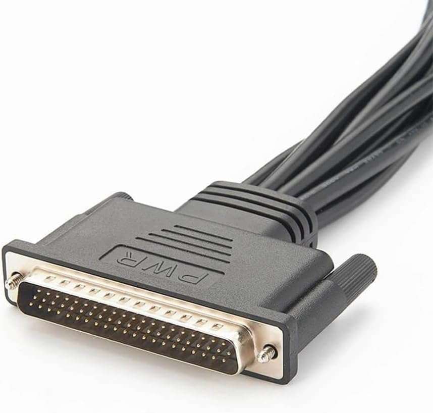 Pidwaok DB62 to 8X DB9 RS232 Serial Cable, 1-Male to 8-Male Breakout Adapter Wire for PCI-E Multi-Port Serial Communication Cards (0.45 Meters) 5