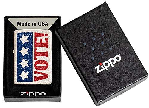 Zippo Vote Design Mercury Glass Pocket Lighter, One Size 6