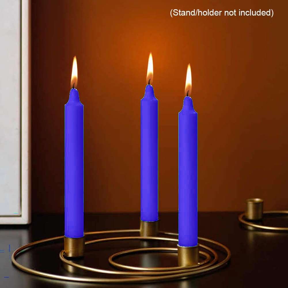 Pack of 60 Stick Candles for Home Decoration, Birthday, Diwali, Party Candle (Multicolor, Pack of 60)_166 3