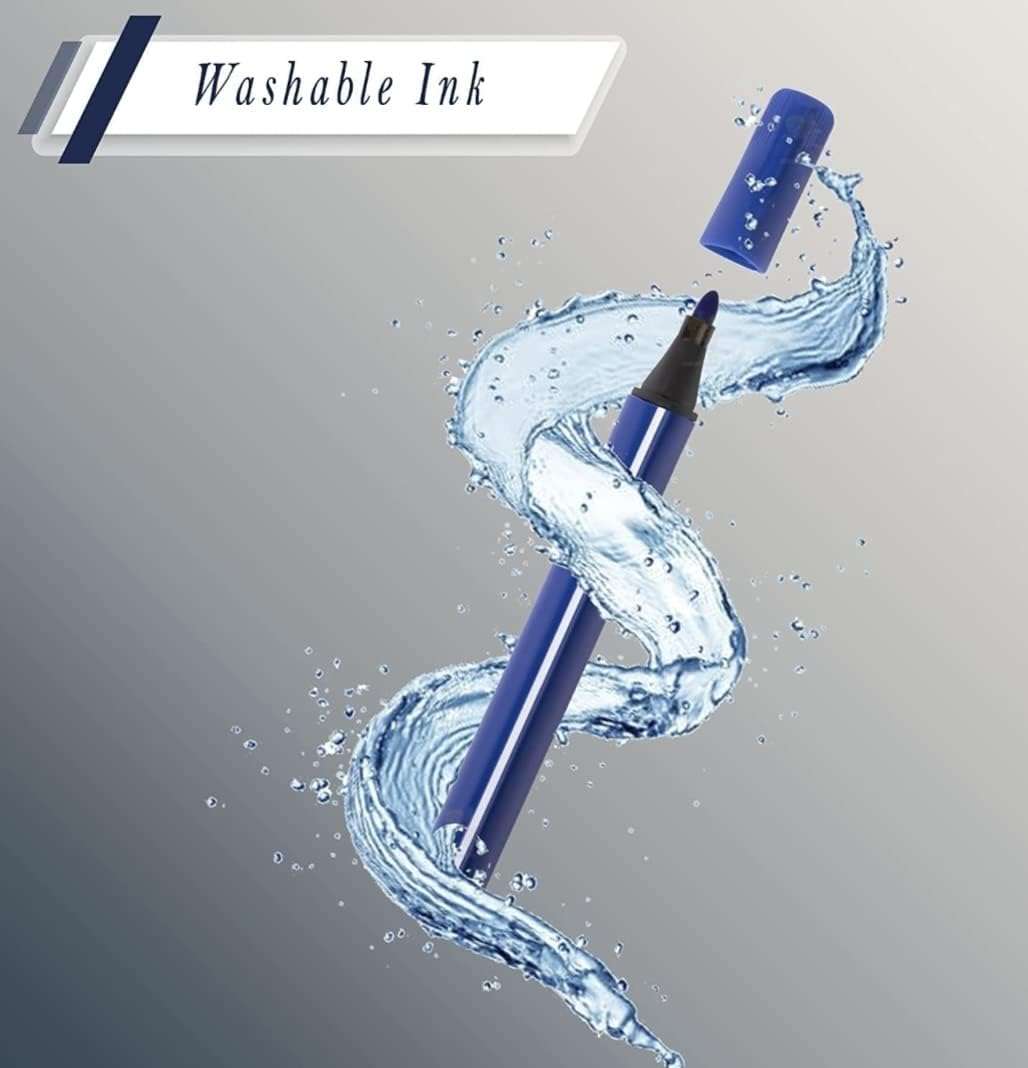 DEOXY Washable Watercolor Pens Set - Colouring Kit Art Markers Colour Sketch Pens Set Kids Artists Sketching Drawing Materials Craft Supplies Return Gift (48 Watercolor Pen Set) 6