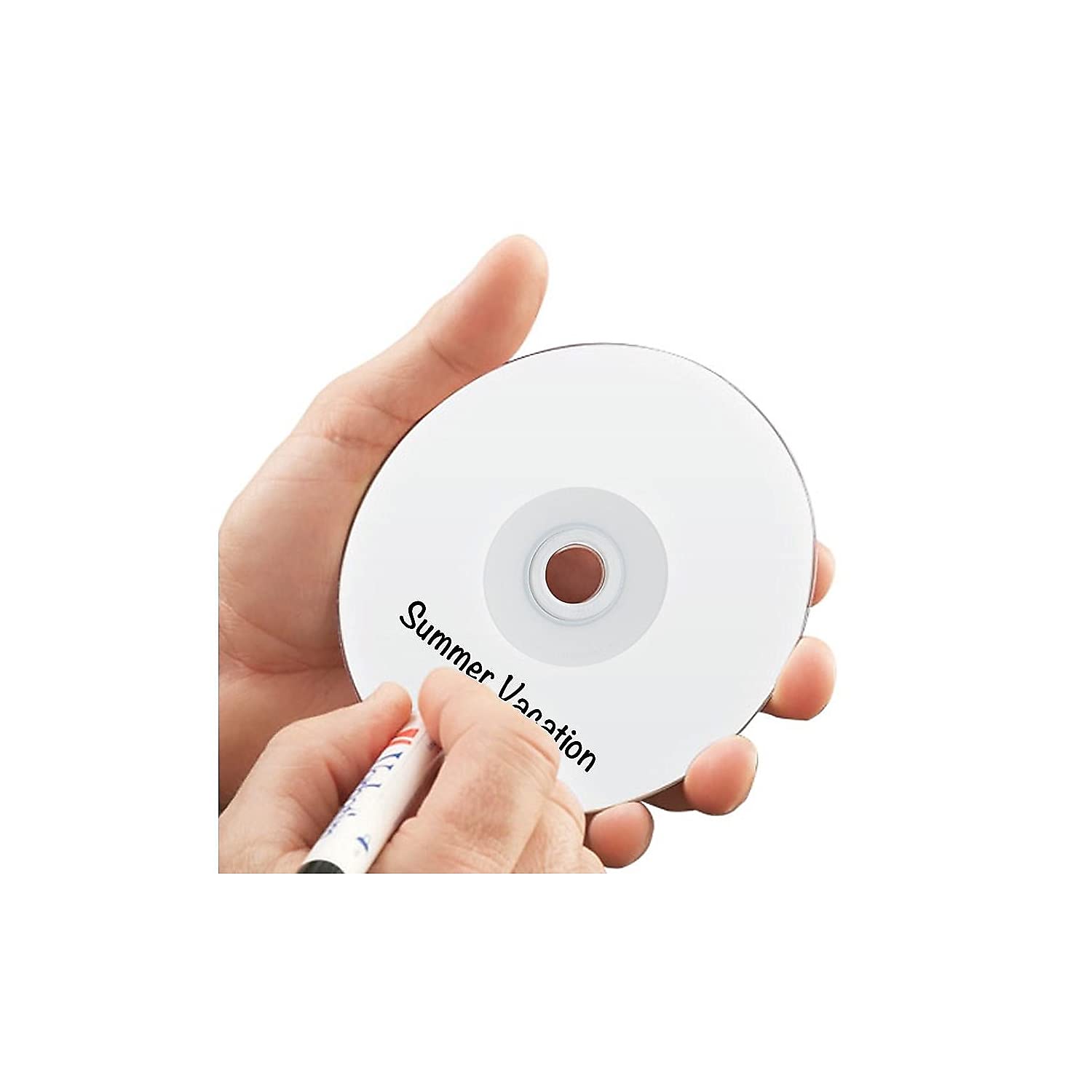 Verbatim DVD-R Blank Discs 4.7GB 16X DataLifePlus White Inkjet Printable Recordable Disc Hub Printable - 50pk Spindle 95079 3