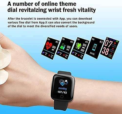 Smart Watch, Fitness Watch Activity Tracker for Android iOS Phones with Bluetooth Smart Band 4