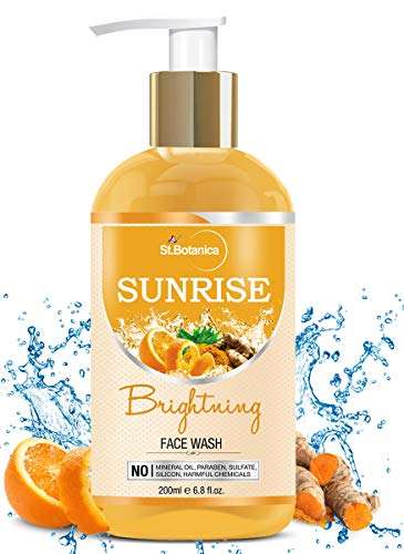 St.Botanica Sunrise Facial Cleanser (Brightening Face Wash with Sandalwood, Saffron, Orange, Turmeric, Neem) 200ml 1