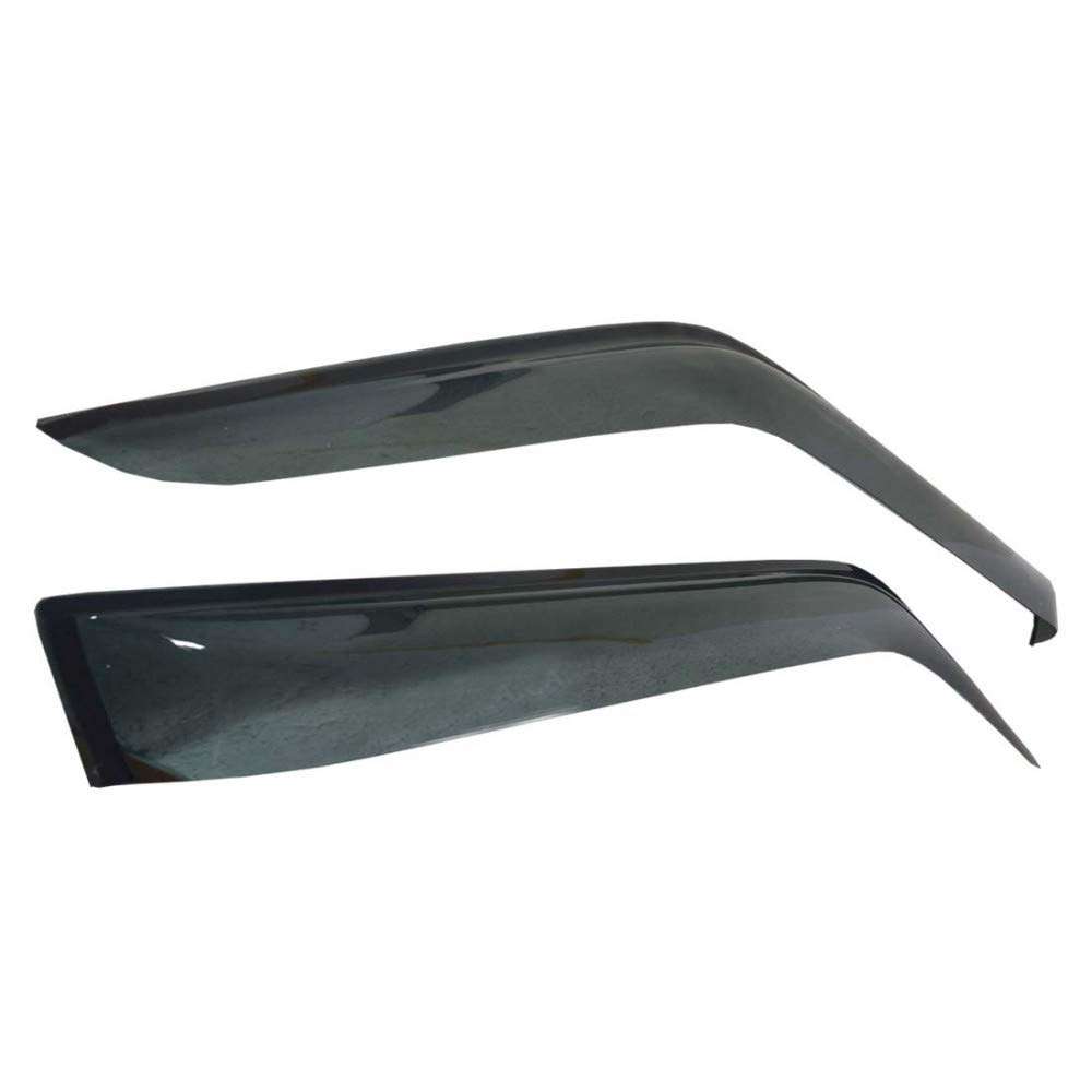 Oshotto Car Rain Wind Door Visor Side Window Deflector Compatible with Maruti Suzuki S-Cross (Set of 4), Black 6